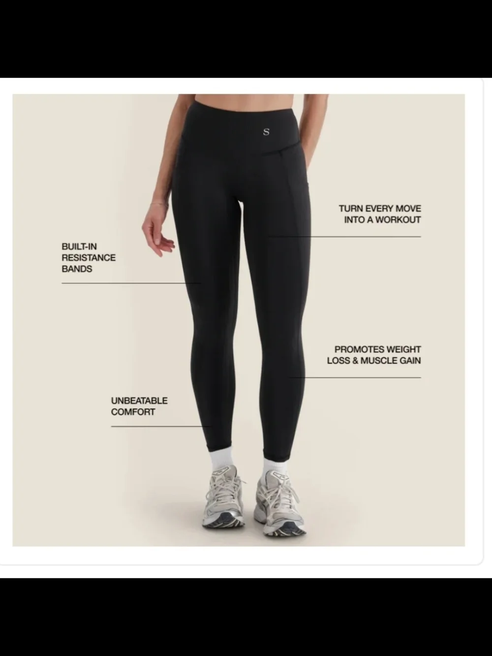 Skinnify  Leggings with built-in resistance bands and side pockets - Picture 3 of 10